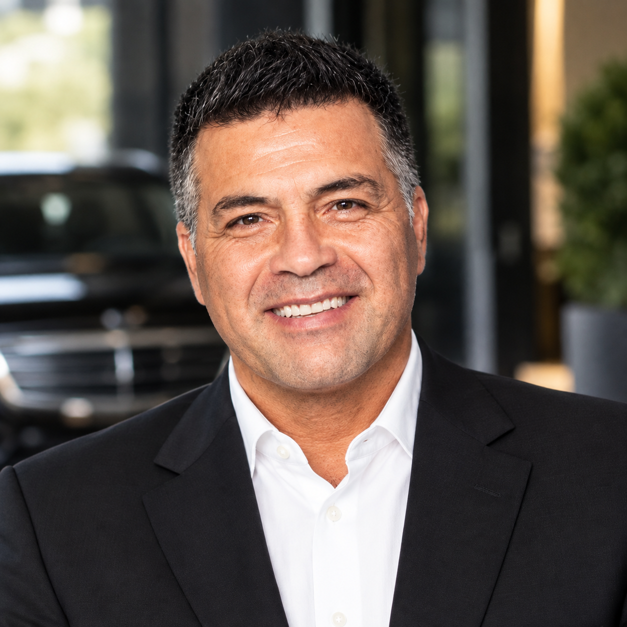 Persönliches Portrait des Chauffeurs