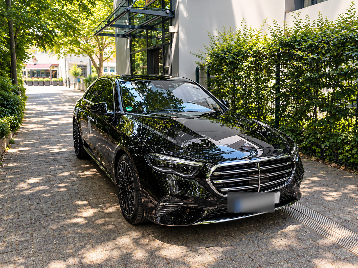 Mercedes-Benz E-Class in black